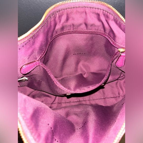 Coach Chelsea, 2way Smooth Purple Calf Leather Bag (2015) - 37018 - Picture 14 of 16